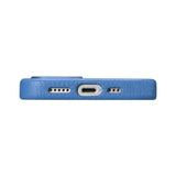 iCarer Litchi Premium Ledder Case iPhone 14 Pro Magnetisk Ledder Case med MagSafe Light Blue (WMI14220710-LB)