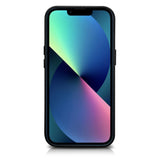 iCarer Litchi Premium Ledder Case iPhone 14 Plus Magnetisk Ledder Case med MagSafe Black (WMI14220711-BK)