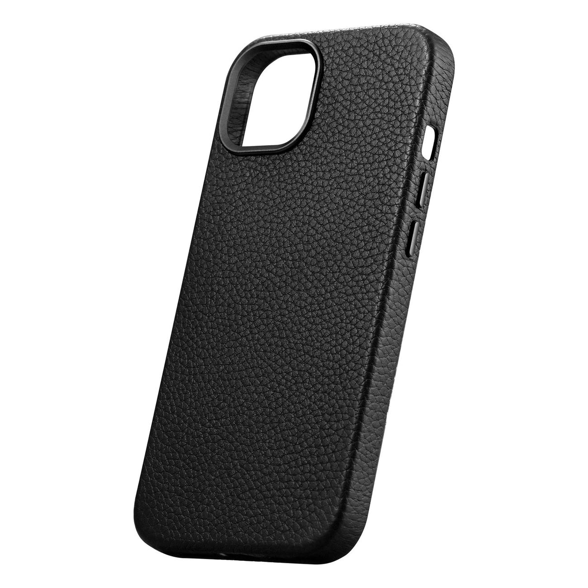 iCarer Litchi Premium Ledder Case iPhone 14 Plus Magnetisk Ledder Case med MagSafe Black (WMI14220711-BK)