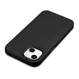iCarer Litchi Premium Ledder Case iPhone 14 Plus Magnetisk Ledder Case med MagSafe Black (WMI14220711-BK)
