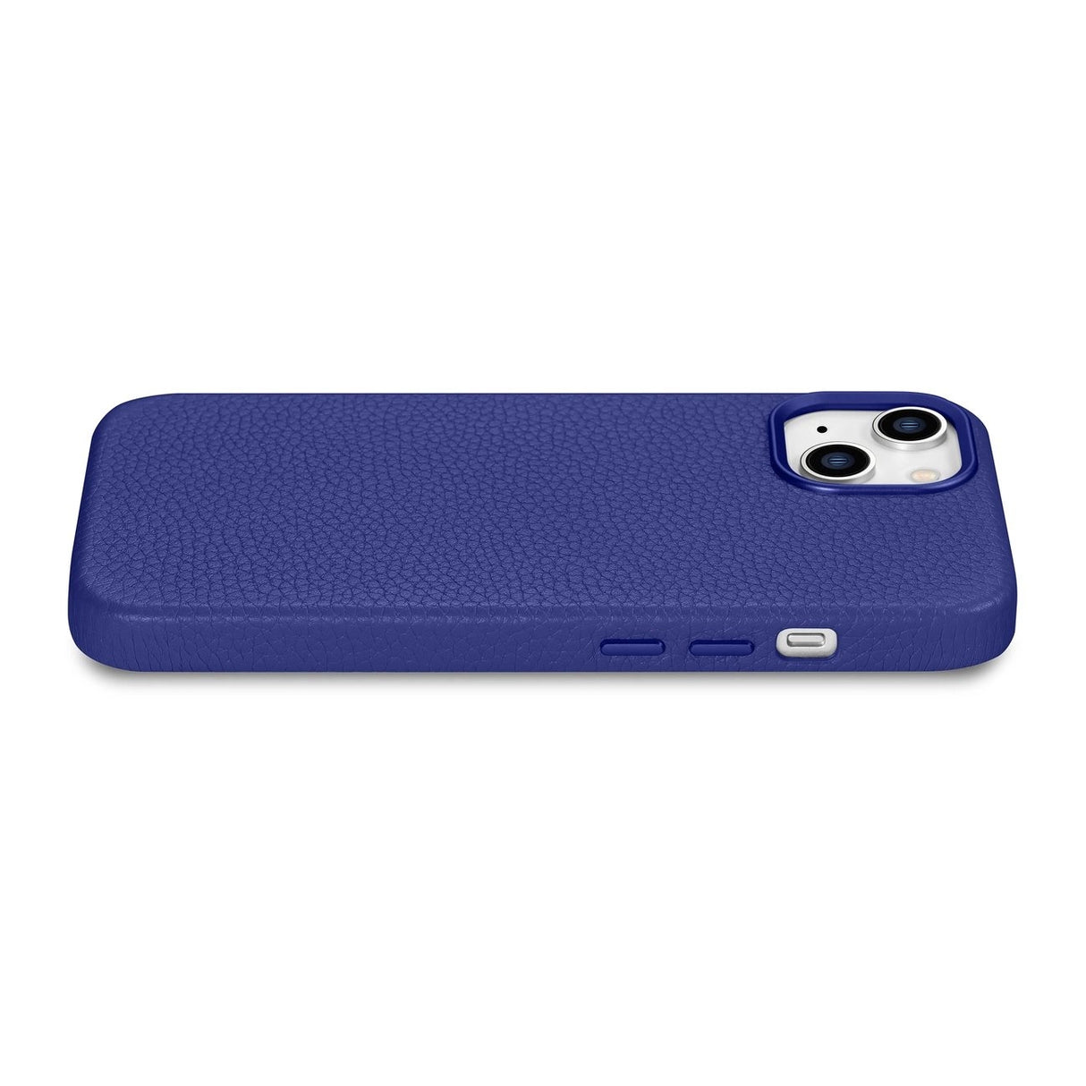 iCarer Litchi Premium Ledder Case iPhone 14 Plus Magnetisk Ledder Case med MagSafe Dark Blue (WMI14220711-DB)