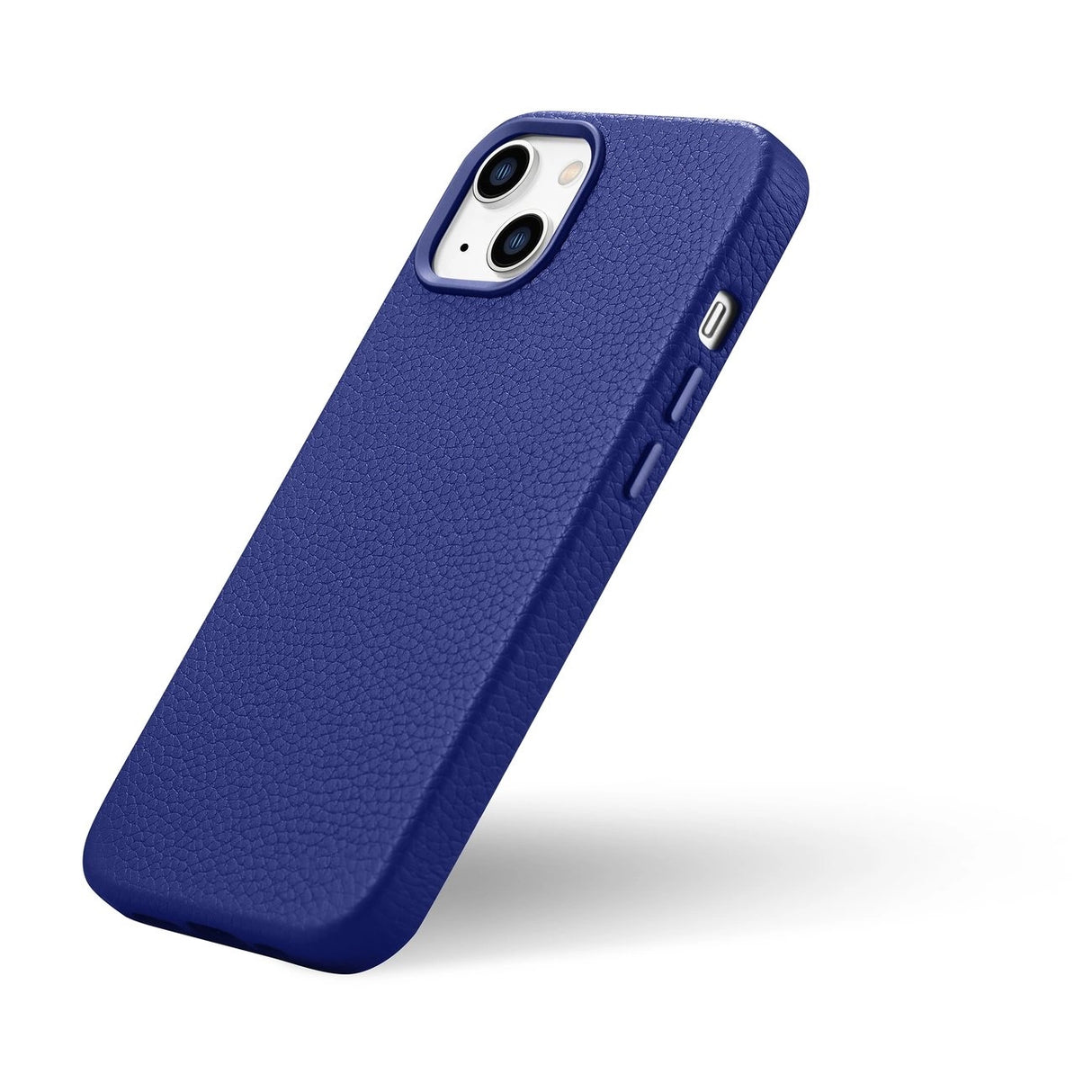 iCarer Litchi Premium Ledder Case iPhone 14 Plus Magnetisk Ledder Case med MagSafe Dark Blue (WMI14220711-DB)