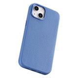 iCarer Litchi Premium Ledder Case iPhone 14 Plus Magnetisk Ledder Case med MagSafe Light Blue (WMI14220711-LB)