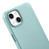 iCarer Litchi Premium Ledder Case iPhone 14 Plus Magnetisk Ledder Case med MagSafe Green (WMI14220711-GN)