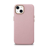 iCarer Litchi Premium Ledder Case iPhone 14 Plus Magnetisk Ledder Case med MagSafe Pink (WMI14220711-PK)