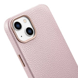 iCarer Litchi Premium Ledder Case iPhone 14 Plus Magnetisk Ledder Case med MagSafe Pink (WMI14220711-PK)