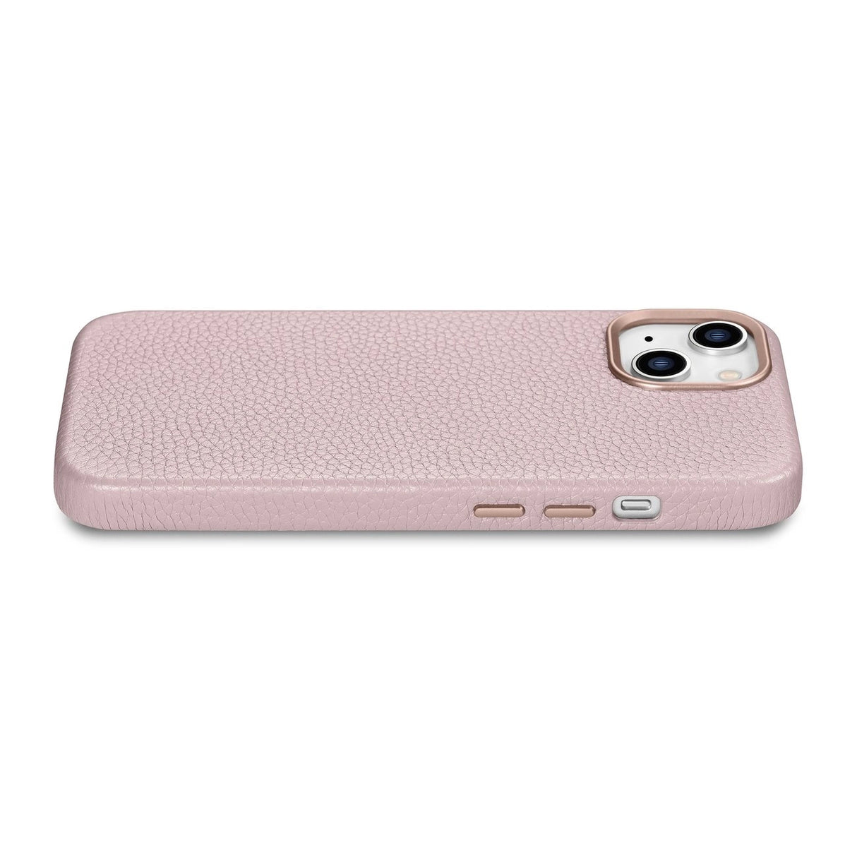 iCarer Litchi Premium Ledder Case iPhone 14 Plus Magnetisk Ledder Case med MagSafe Pink (WMI14220711-PK)