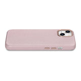 iCarer Litchi Premium Ledder Case iPhone 14 Plus Magnetisk Ledder Case med MagSafe Pink (WMI14220711-PK)