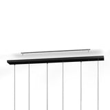 Eglo Balmes 6L sort/opal langbordspendel