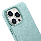 iCarer Litchi Premium Ledder Case iPhone 14 Pro Max Magnetisk Ledder Case med MagSafe Green (WMI14220712-GN)