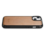 iCarer Leather Oil Wax case til iPhone 14 Plus brun (WMI14220719-TN)