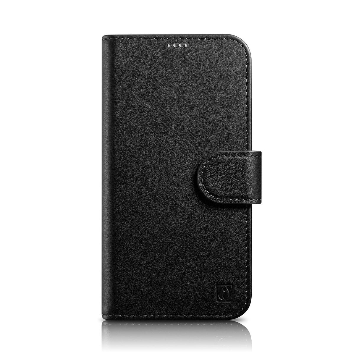 iCarer Wallet Case 2in1 Cover iPhone 14 Pro Læder Flip Cover Anti-RFID sort (WMI14220726-BK)