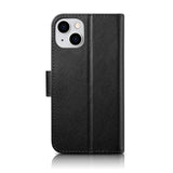 iCarer Wallet Case 2in1 Cover iPhone 14 Plus Anti-RFID Læder Flip Case sort (WMI14220727-BK)