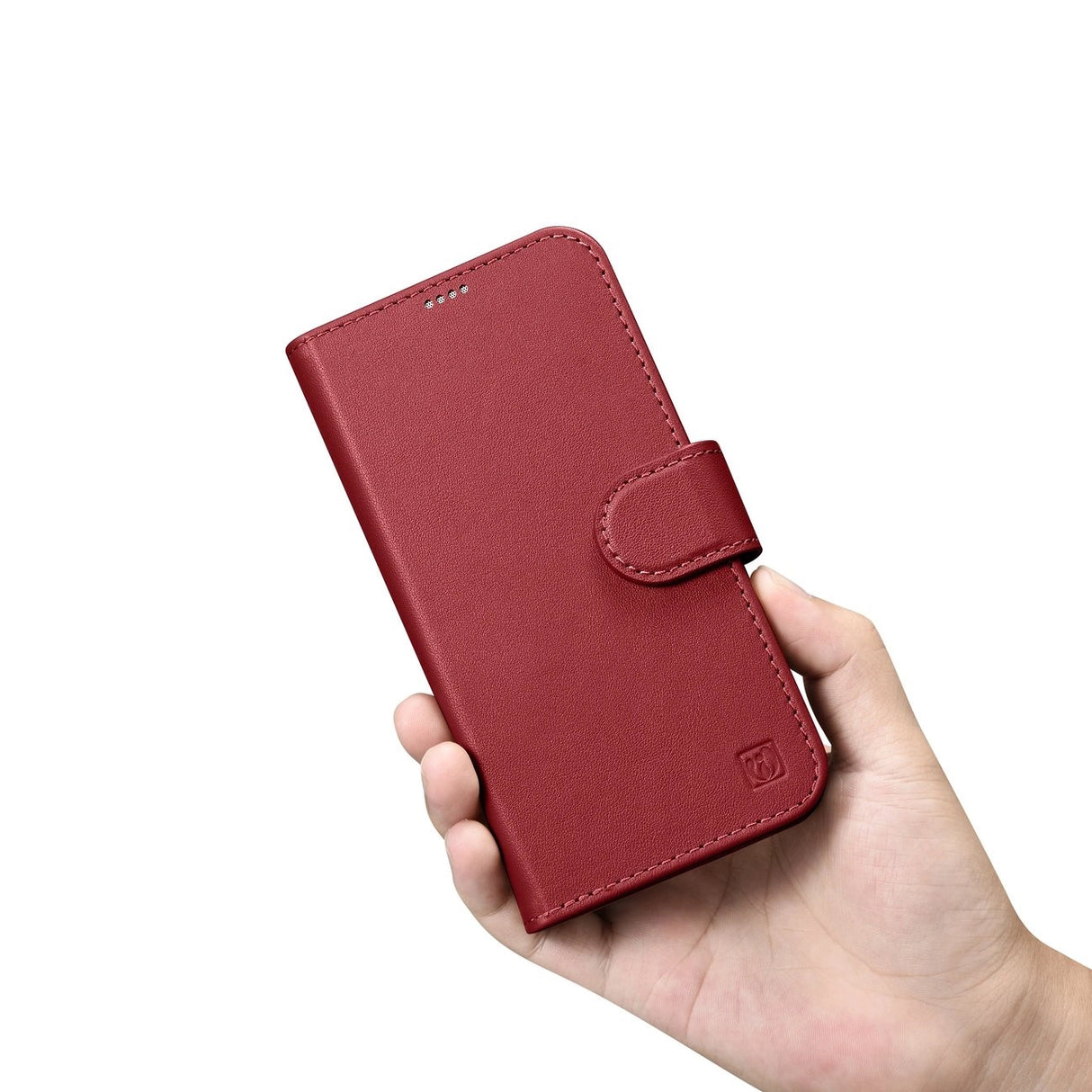 iCarer Wallet Case 2in1 Cover iPhone 14 Plus Anti-RFID Læder Flip Cover Red (WMI14220727-RD)