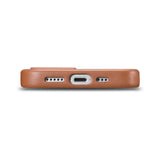 iCarer Case Leather Case Cover for iPhone 14 Plus Brown (MagSafe Compatible)