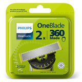 Philips OneBlade 360 QP420 Barberhoved Sort Grøn Sølv