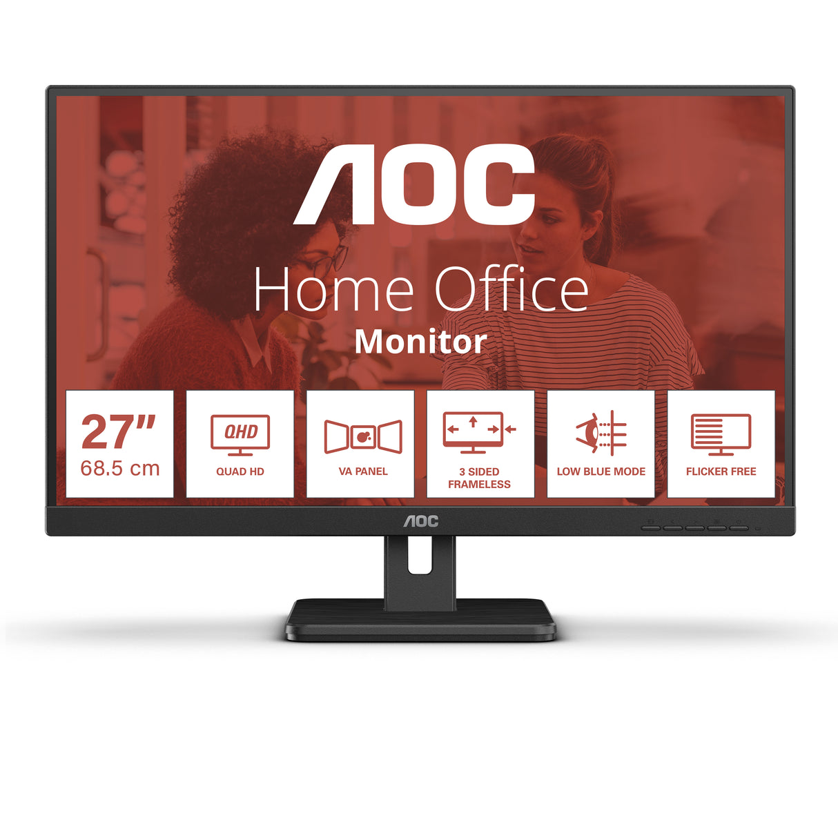AOC Essential-line Q27E3UAM/BK 27 2560 x 1440 (2K) HDMI DisplayPort 75Hz