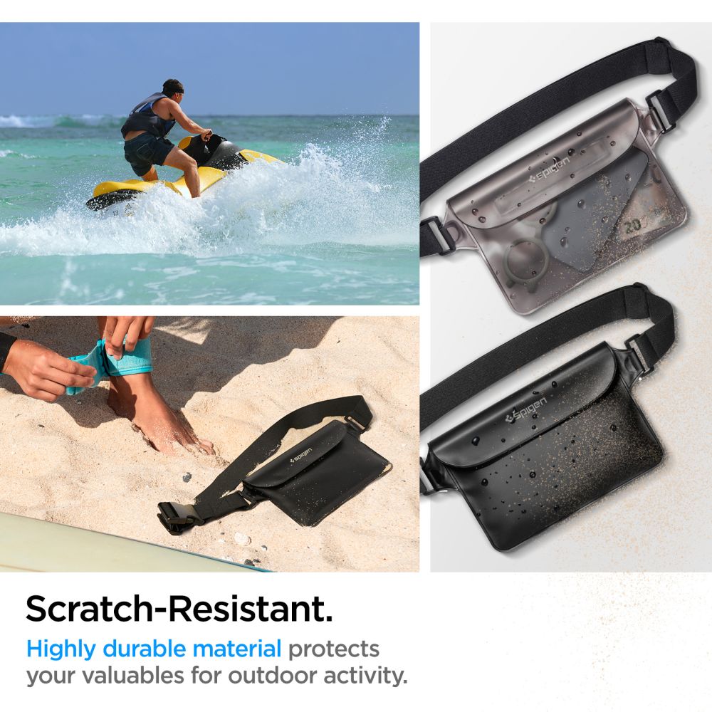 Spigen Aqua Shield A620 Waterproof Hip Bag IPX8 - Black