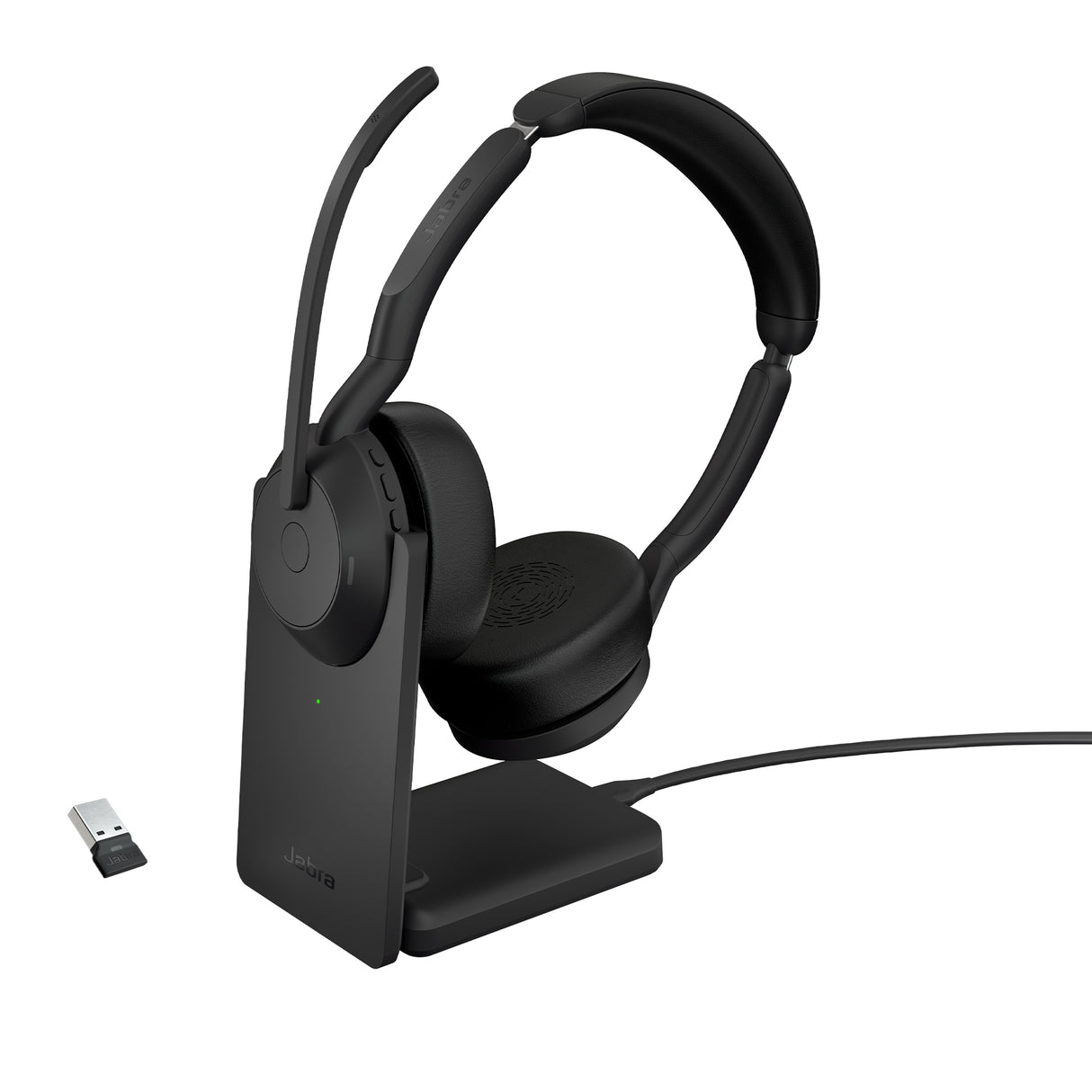 Jabra Evolve2 55 UC Stereo Trådløs Headset Sort