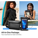 Spigen Aqua Shield A621 Vandtæt hoftepose + flydende beholder - sort