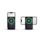 Baseus Magnetisk Bracket Powerbank 10000mAh 20W med MagSafe - mørkblå + USB-C-kabel 60W 0,5m