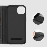 Dux Ducis Skin X2 case for iPhone 14 Plus case with magnetic flap black