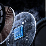 Joyroom biltelefonholder med 15W Qi-induktiv oplader (MagSafe-kompatibel) til luftventil, sølv (JR-ZS291)