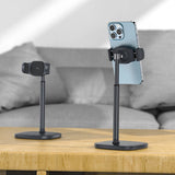 Acefast stand stand teleskopisk telefonholder sort (E12)