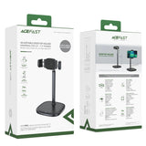 Acefast stand stand teleskopisk telefonholder sort (E12)