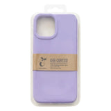 Eco Case til iPhone 14 Plus silikone nedbrydeligt cover lilla