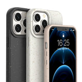 Eco Case til iPhone 14 Plus silikone nedbrydeligt dække myntgrønne