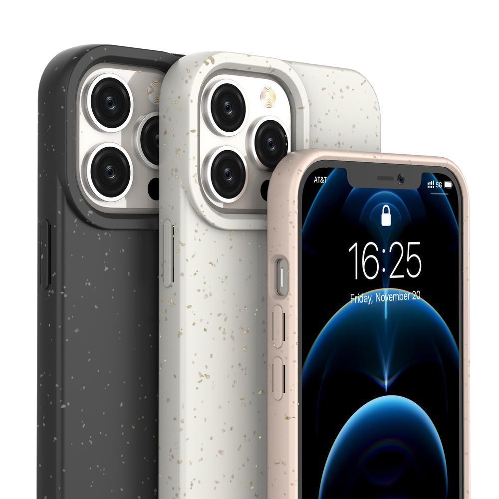 Eco Case til iPhone 14 Plus silikone nedbrydeligt cover lyserødt