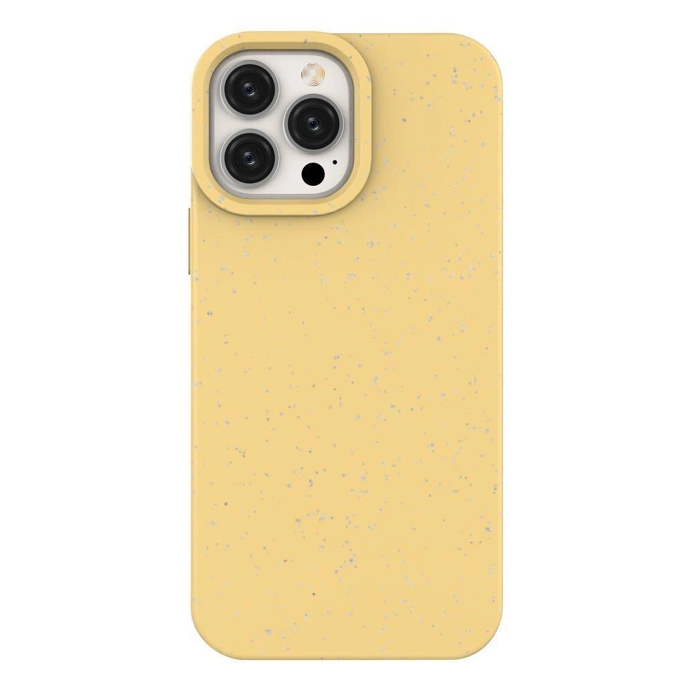Eco Case til iPhone 14 Plus silikone nedbrydeligt cover gul