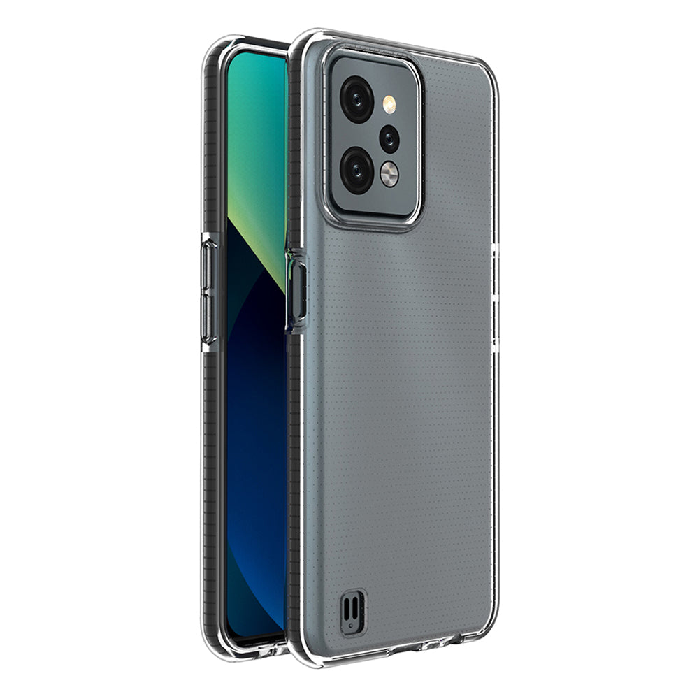 Spring Case til Realme C31 silikone dækning med ramme sort