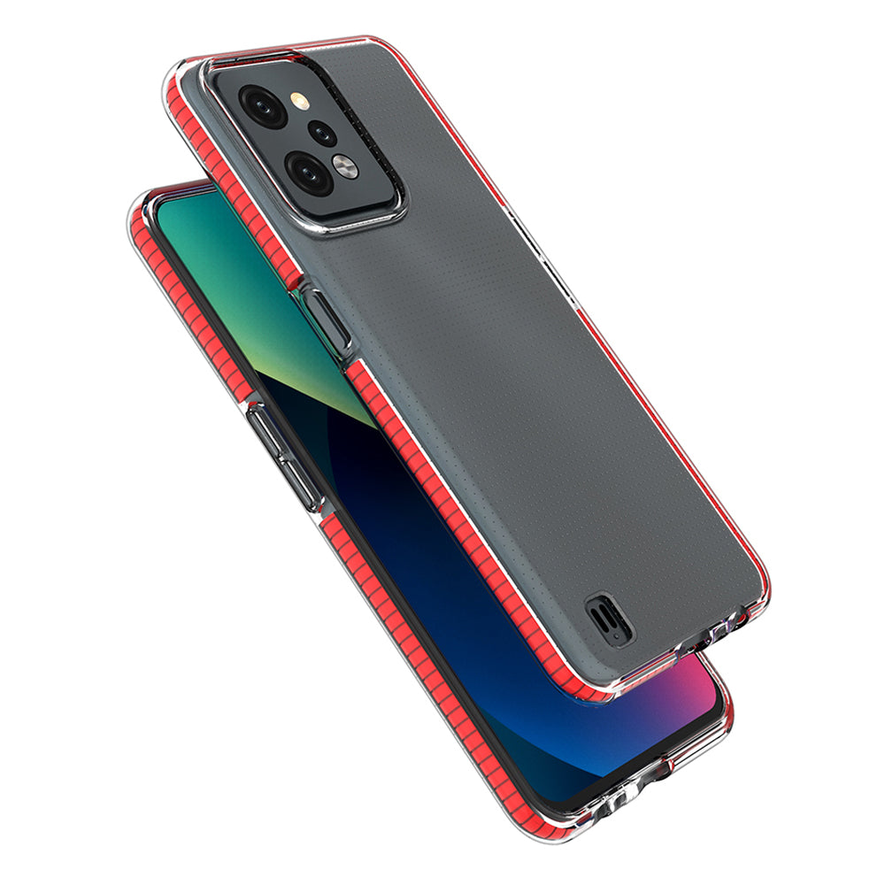 Spring Case til Realme C31 silikon cover med ramme lyseblå