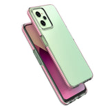 Spring Case til Realme C35 silikone dækning med ramme sort