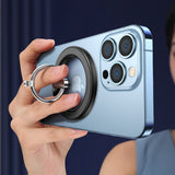 Joyroom kit multifunktionel magnetisk bilholder ring telefon støtte sort (JR-ZS294)