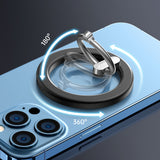 Joyroom kit multifunktionel magnetisk bilholder ring telefon støtte sort (JR-ZS294)