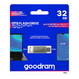 32 GB USB 3.2 Gen 1 USB / USB C OTG ODA3 Goodram - Silver