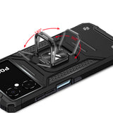 Wozinsky Ring Armor case til Samsung Galaxy A03 pansret cover magnetisk holder ring sort