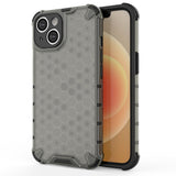 Honeycomb case til iPhone 14 pansret hybrid cover sort