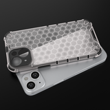 Honeycomb case til iPhone 14 pansret hybrid cover sort