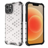 Honeycomb case til iPhone 14 Plus pansret hybrid cover blå
