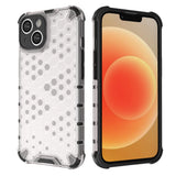 Honeycomb case til iPhone 14 Plus pansret hybrid cover blå