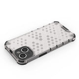 Honeycomb case til iPhone 14 Plus pansret hybrid cover gennemsigtigt