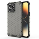 Honeycomb case til iPhone 14 Pro pansret hybrid cover sort