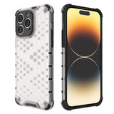 Honeycomb case til iPhone 14 Pro pansret hybrid cover sort