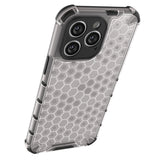 Honeycomb case for iPhone 14 Pro armored hybrid cover blue