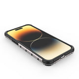 Honeycomb case til iPhone 14 Pro pansret hybrid cover blå