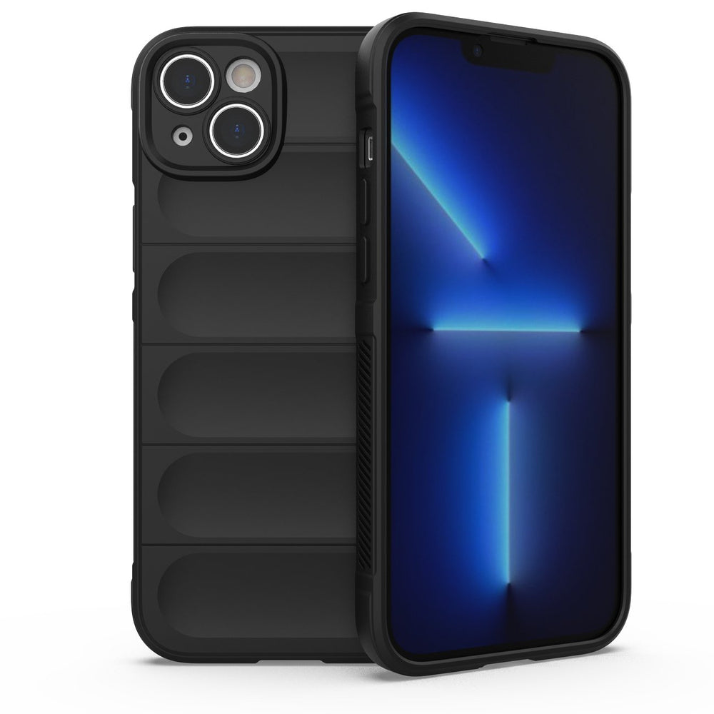 Magic Shield Case Case til iPhone 14 Plus fleksibelt pansret cover sort
